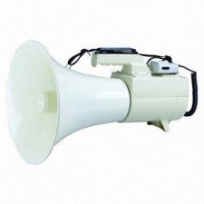 Мегафон MP-30 (MKV), функции сирена, свисток и гонг