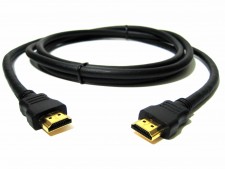 Кабель HDMI-HDMI, 3м, VCOM HDMI ver.1.4, 1080P, 24K GOLD разъёмы, 3.0м, черный, блистер