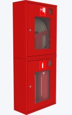 ШПК-320 ВОК шкаф пожарный (встроенный, со стеклом, красный)