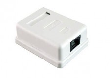 Розетка RJ-45 одинарная 8P8C  для сети кат.5e