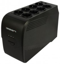 Источник бесперебойного питания Ippon SMART PowerPro 2000 Black 2000ВА/1200Вт, USB + RS-232 + RJ-45